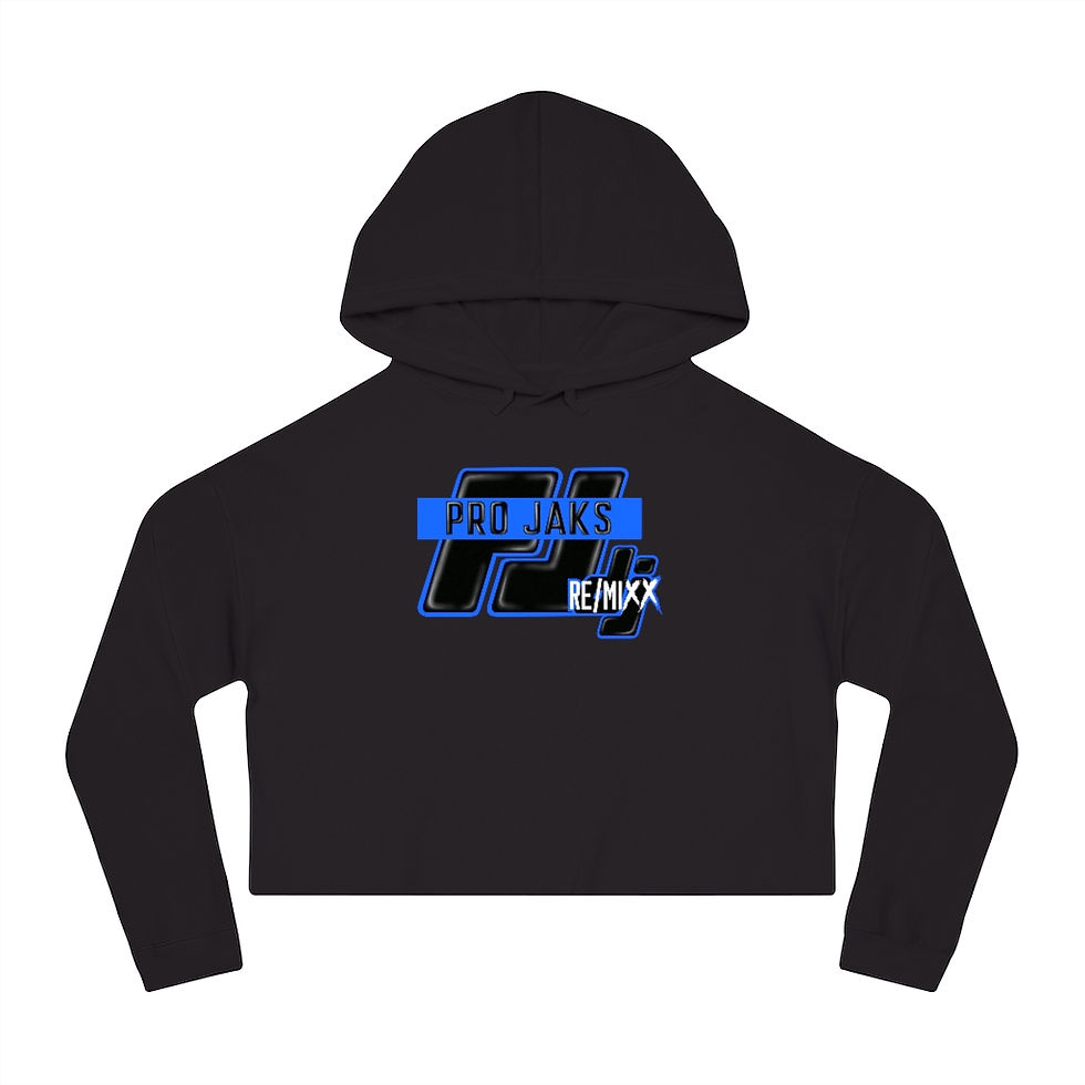 Thumbnail: DJRMX Women’s Cropped Hooded Sweatshirt