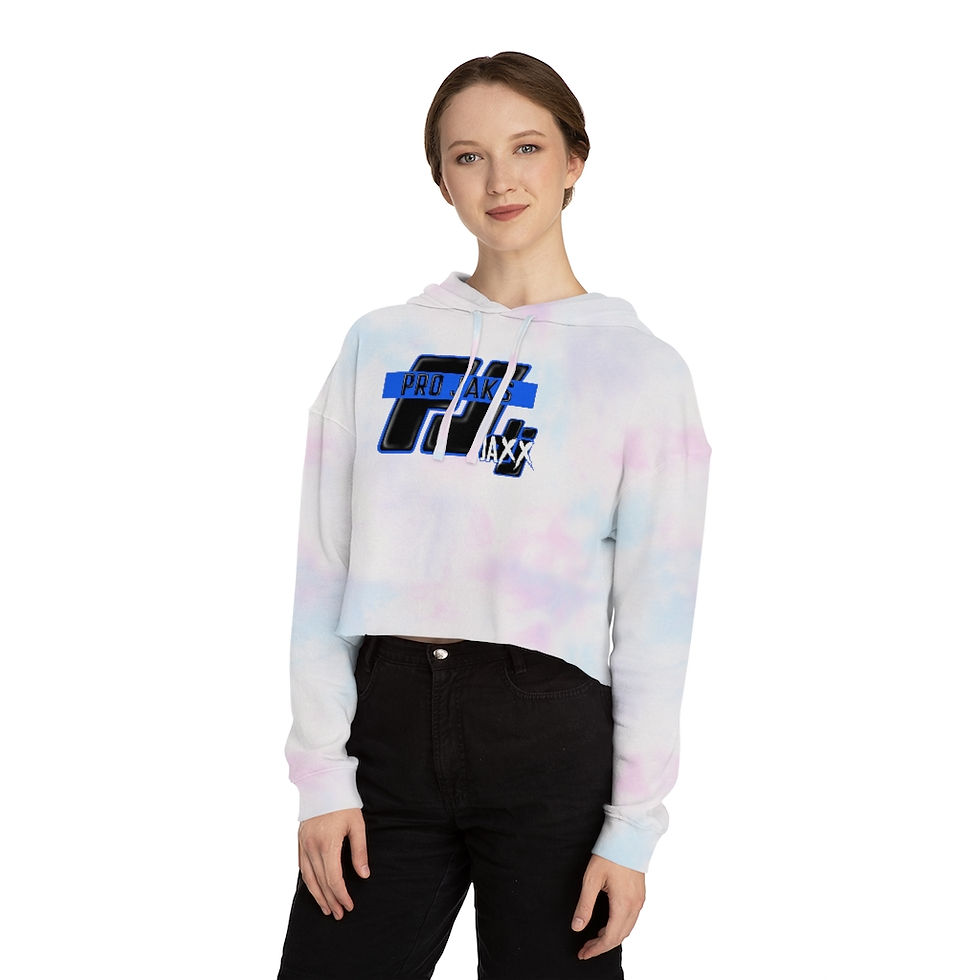 Thumbnail: DJJX Women’s Cropped Hooded Sweatshirt