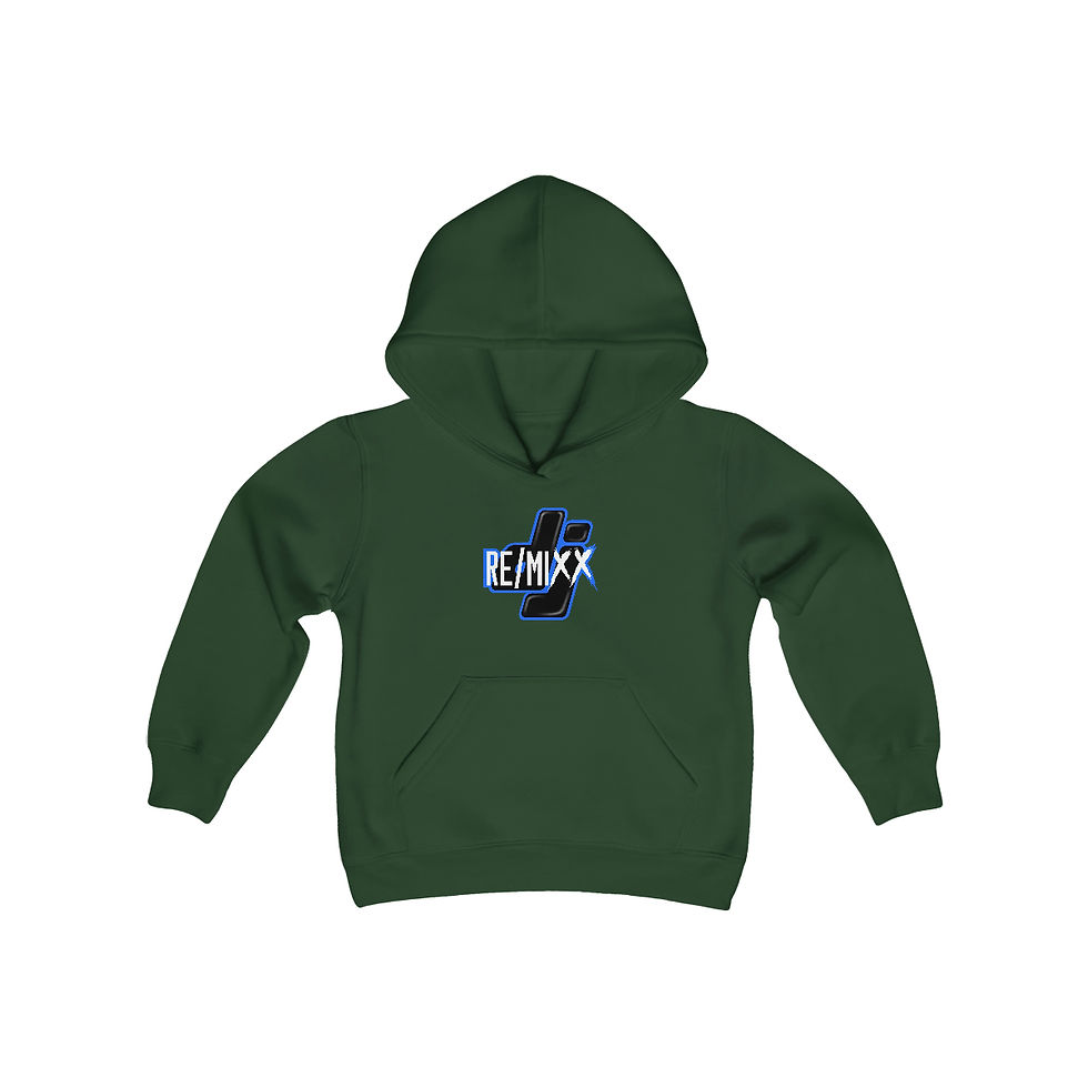 Thumbnail: Youth Heavy Blend Hooded Sweatshirt