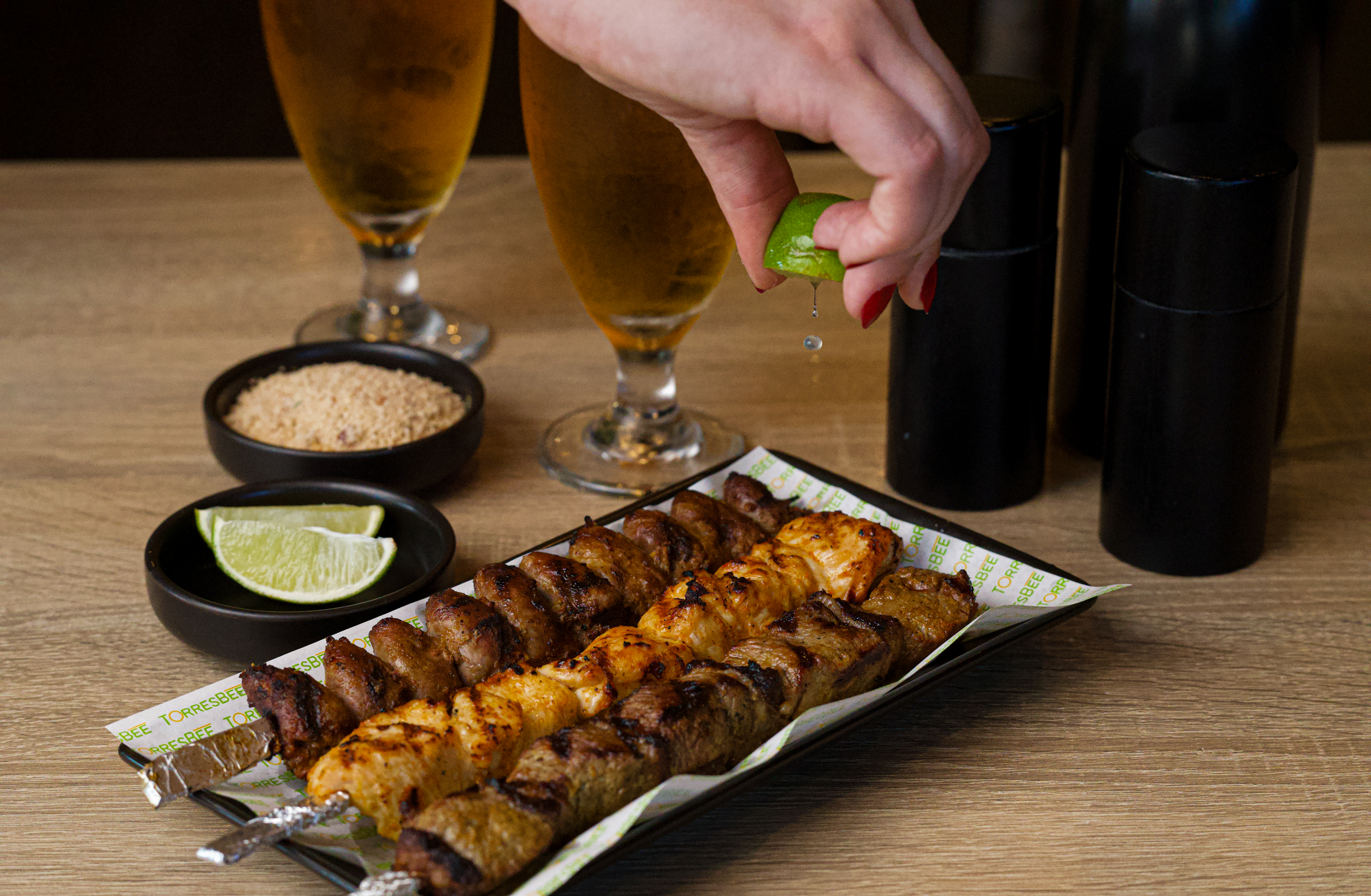 Arranged Food and Objects