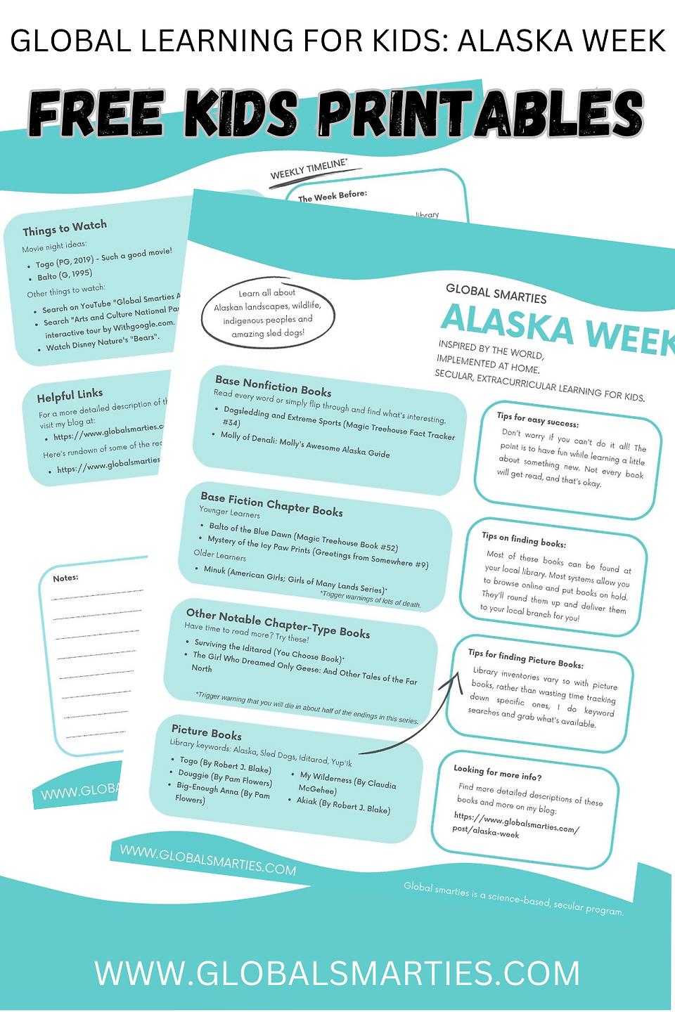 Color Alaska Week Printable image