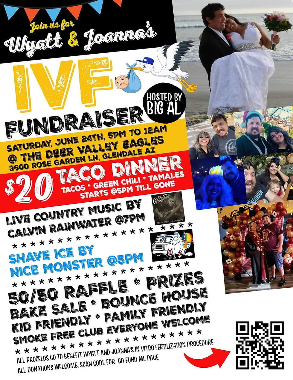 IVF Fundraiser for Joanna and Wyatt Elliott 