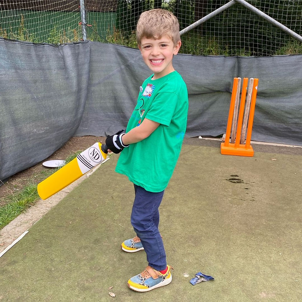 Prosthetic arm for cricket