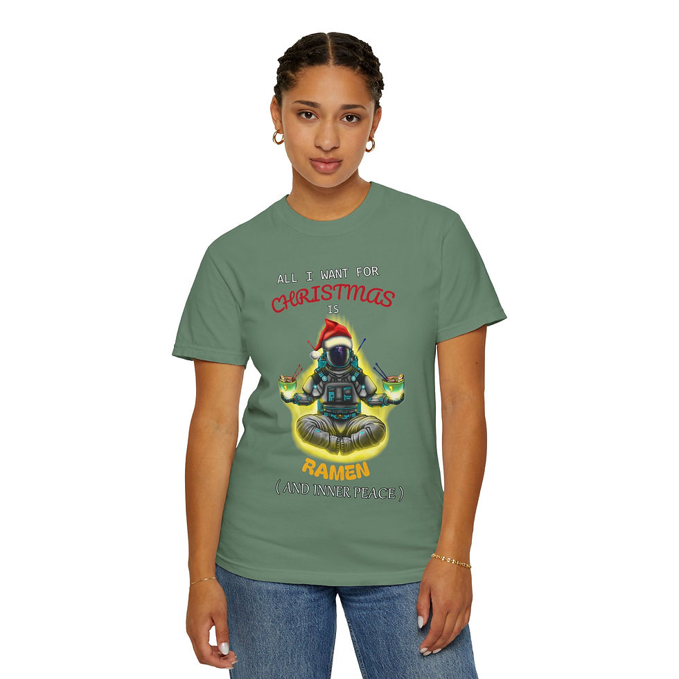 Thumbnail: Christmas Ramen T‑Shirt — "All I Want for Christmas is Ramen (and Inner Peace)"