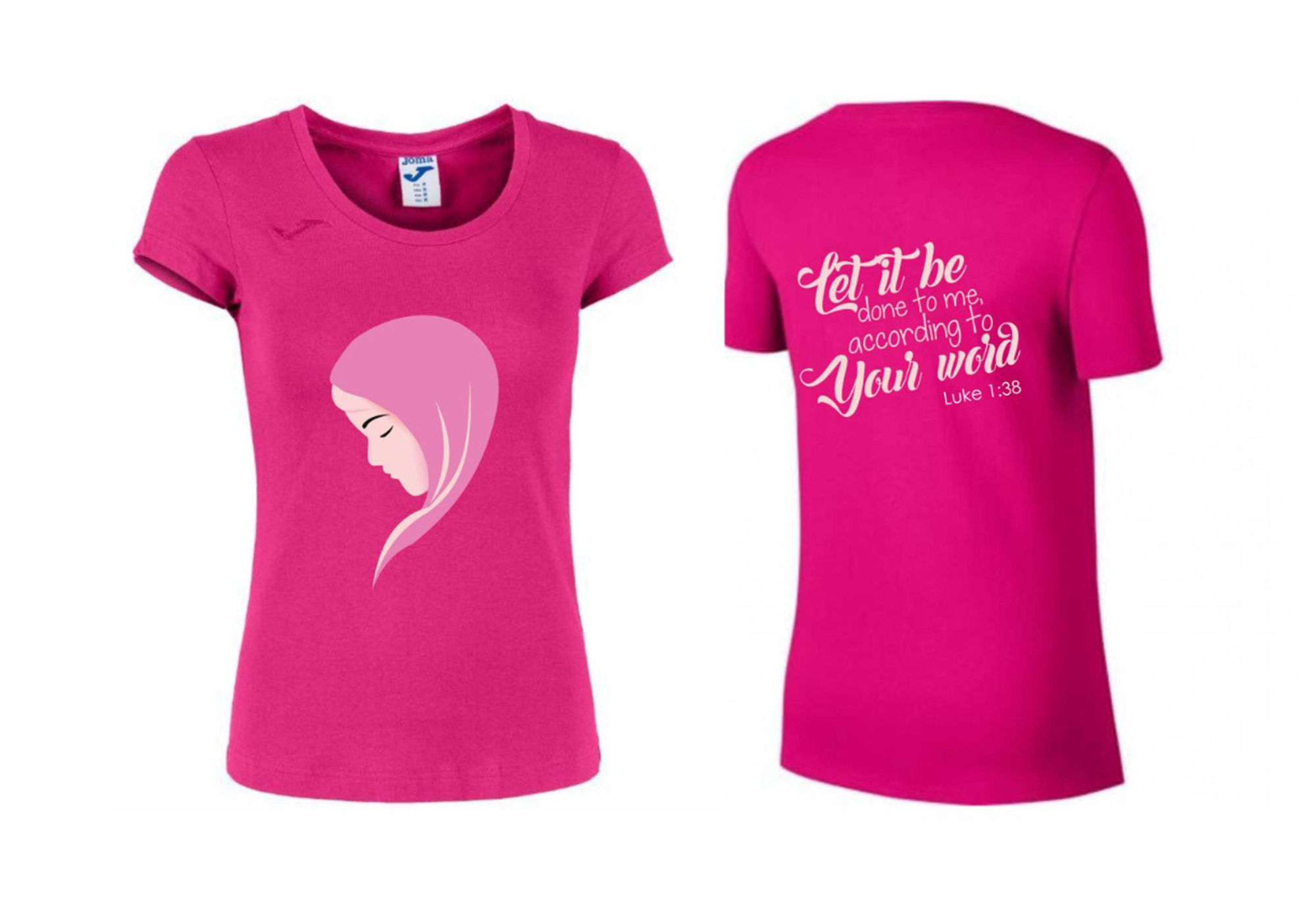 Camiseta Dama color rosa.  C008 Dólares. Tallas reducidas 