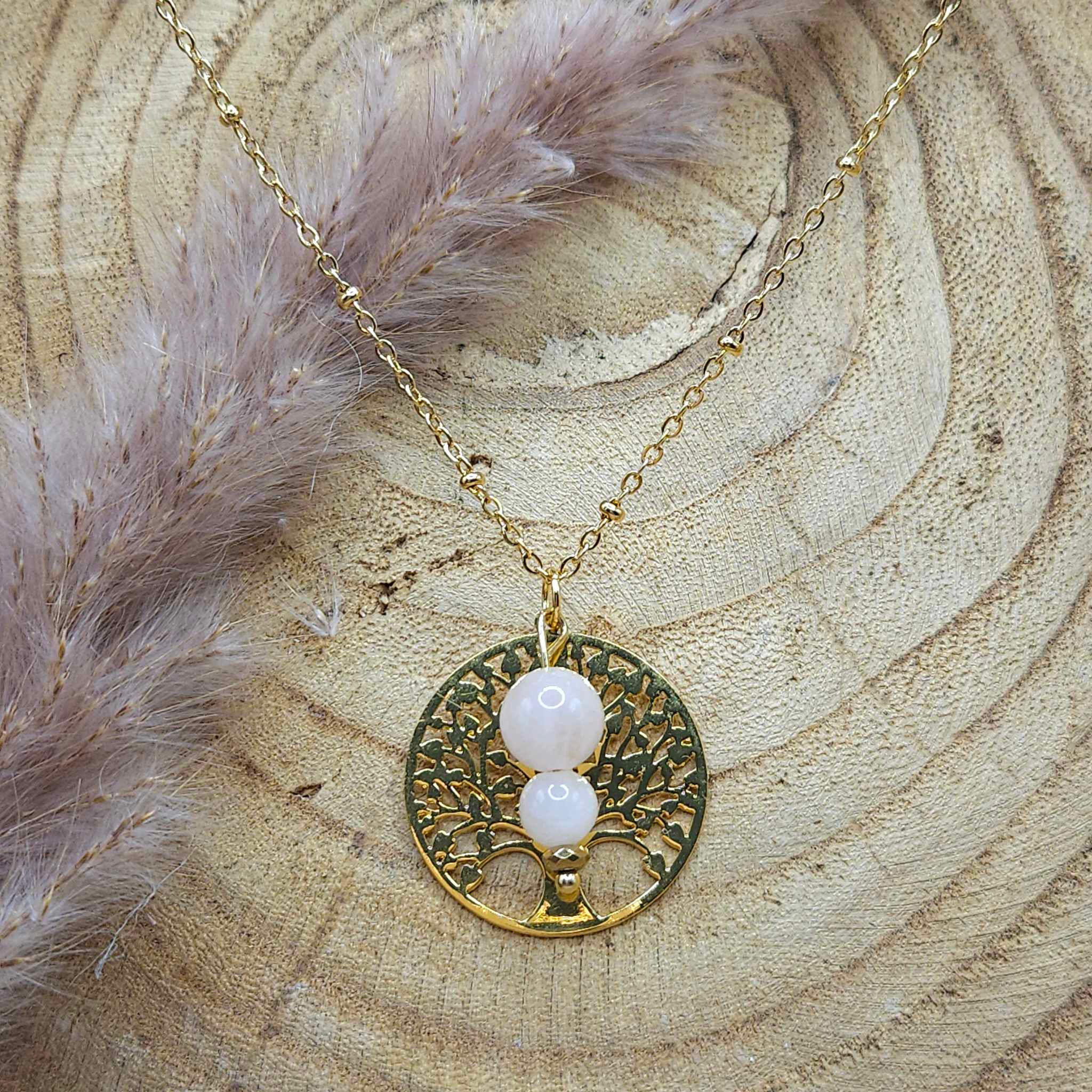 Collier en Quartz Rose – Douceur, Amour & Sérénité