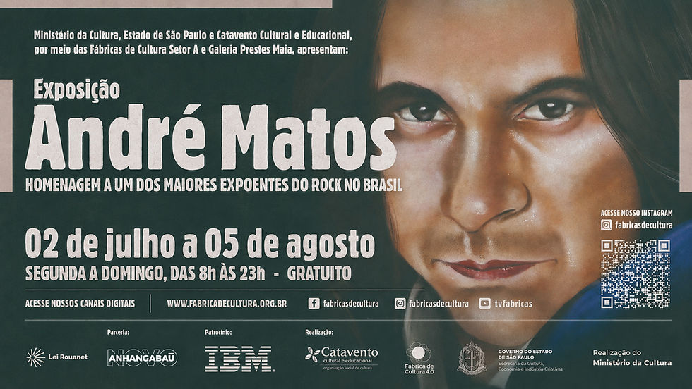 EXPOSIÇÃO HOMENAGEM A UM DOS MAIORES EXPOENTES DO ROCK NO BRASIL