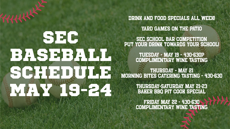 HSW Celebrates the SEC Baseball Tournament