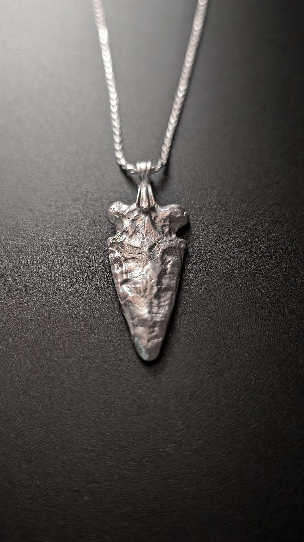 Thumbnail: Adventure Formal Arrowhead Sterling Silver Pendant (Large)