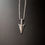 Thumbnail: Rustic Formal Arrowhead Sterling Silver Pendant (Medium)