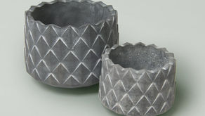 Abstract Cement Planter