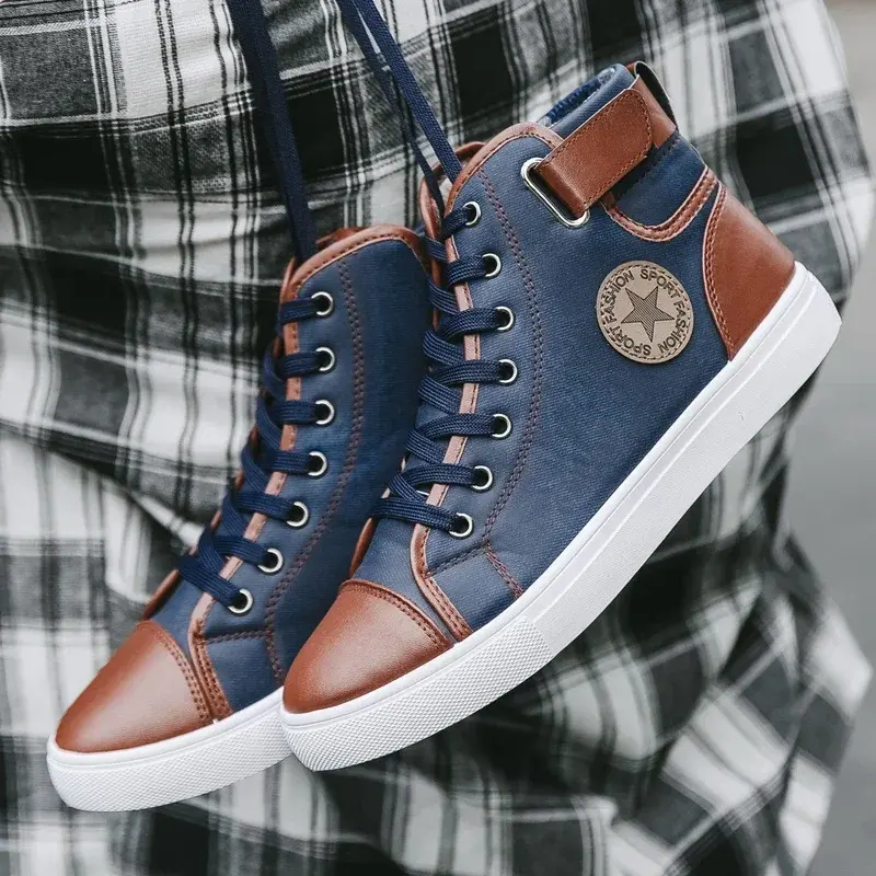 EAEOVNI Unisex High-Top Canvas Shoes