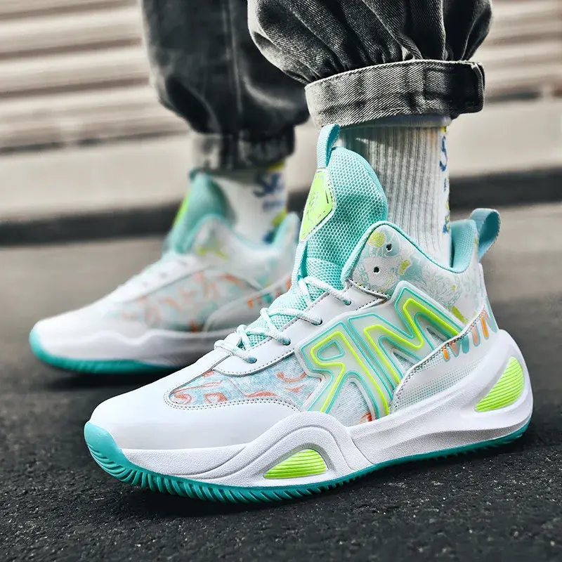 Thumbnail: Male Youth Actual Combat Basketball Shoes