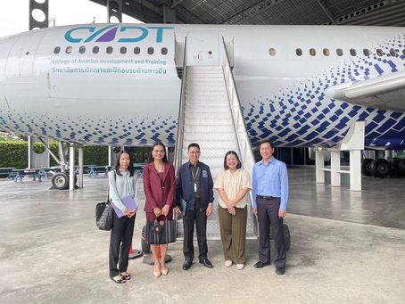 ยินดีต้อนรับ คณะเยี่ยมชมจาก บริษัท วิทยุการบินแห่งประเทศไทย