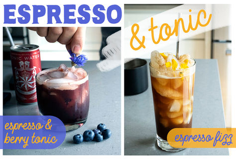 Espresso tonic! Beat the heat with this fun drink two ways