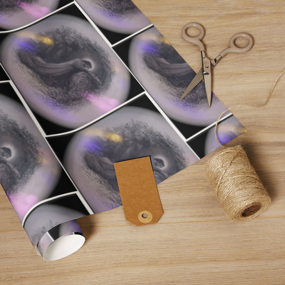 Miniaturebillede: Kneeling Christ Gift wrap paper