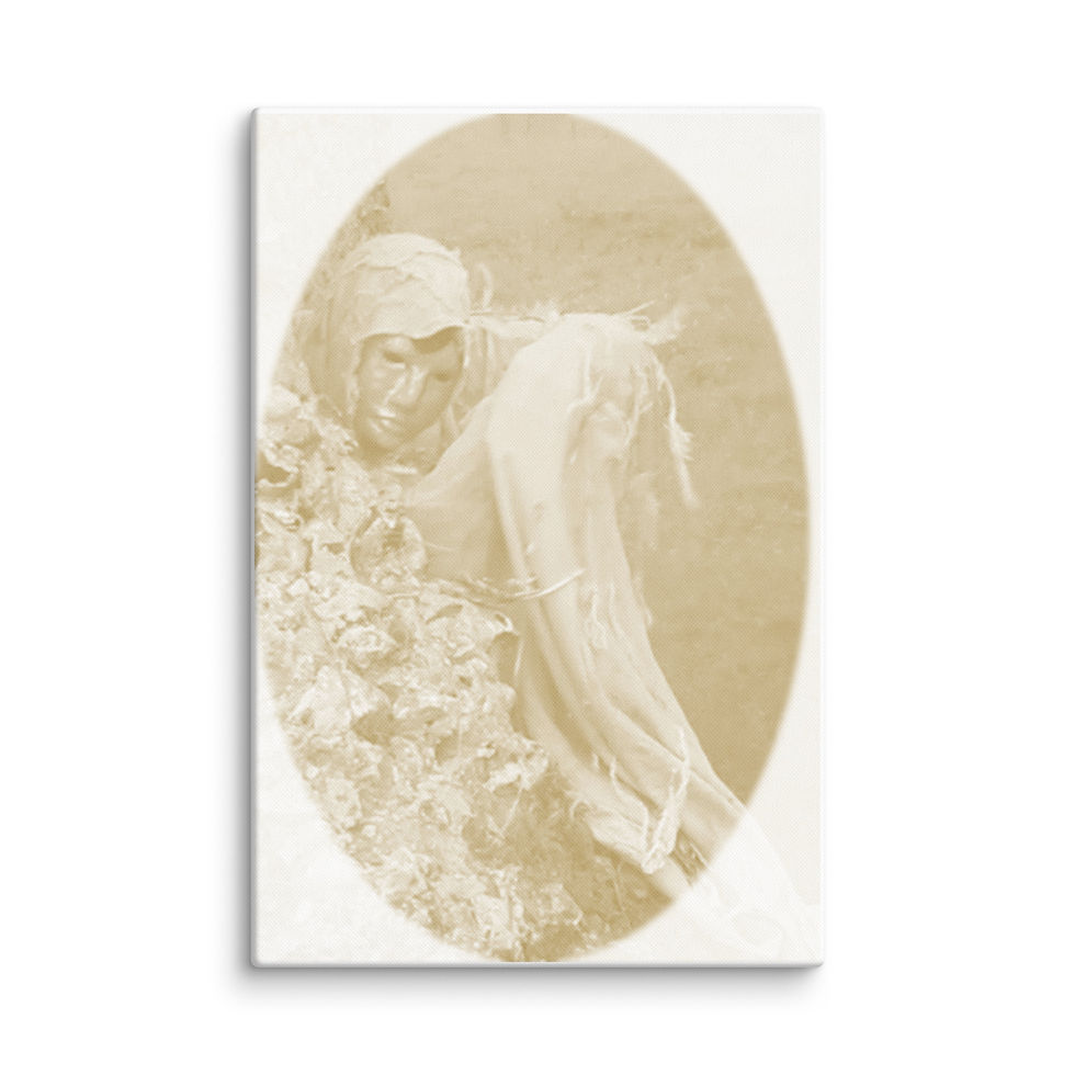 Thumbnail: Hiding in the Shadows beige Canvas