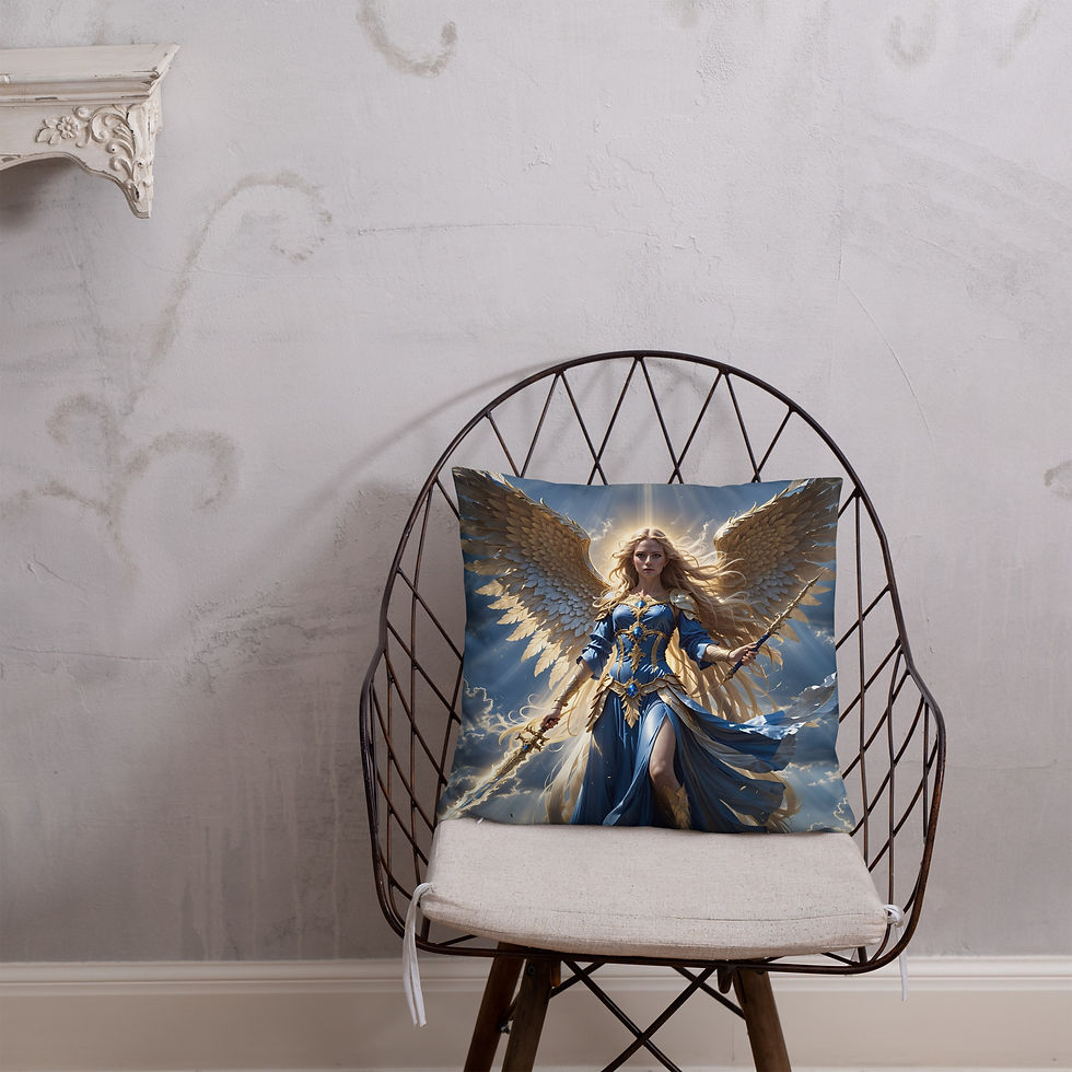 Pikkukuva: Blue Warrior Angel mBasic Pillow