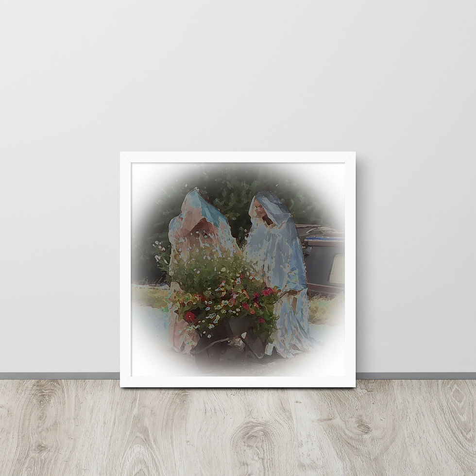 Thumbnail: Ghosts in Bloom Framed poster