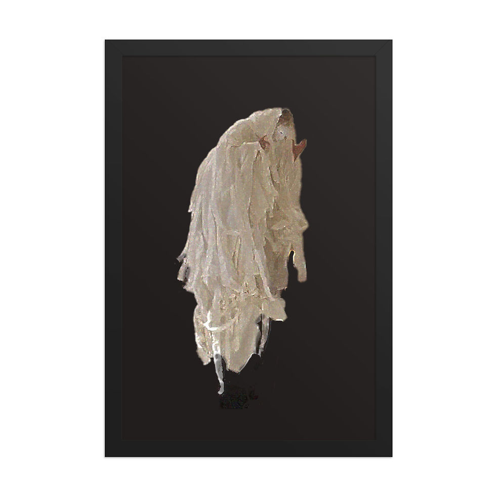 Thumbnail: Puppetry Ghost Framed poster
