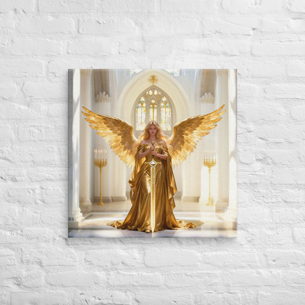 Thumbnail: Golden Angel Canvas
