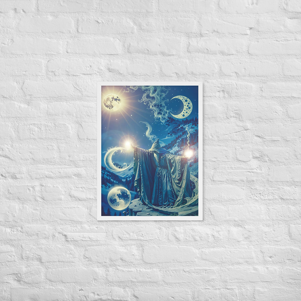 Thumbnail: Merlins Magic Framed poster