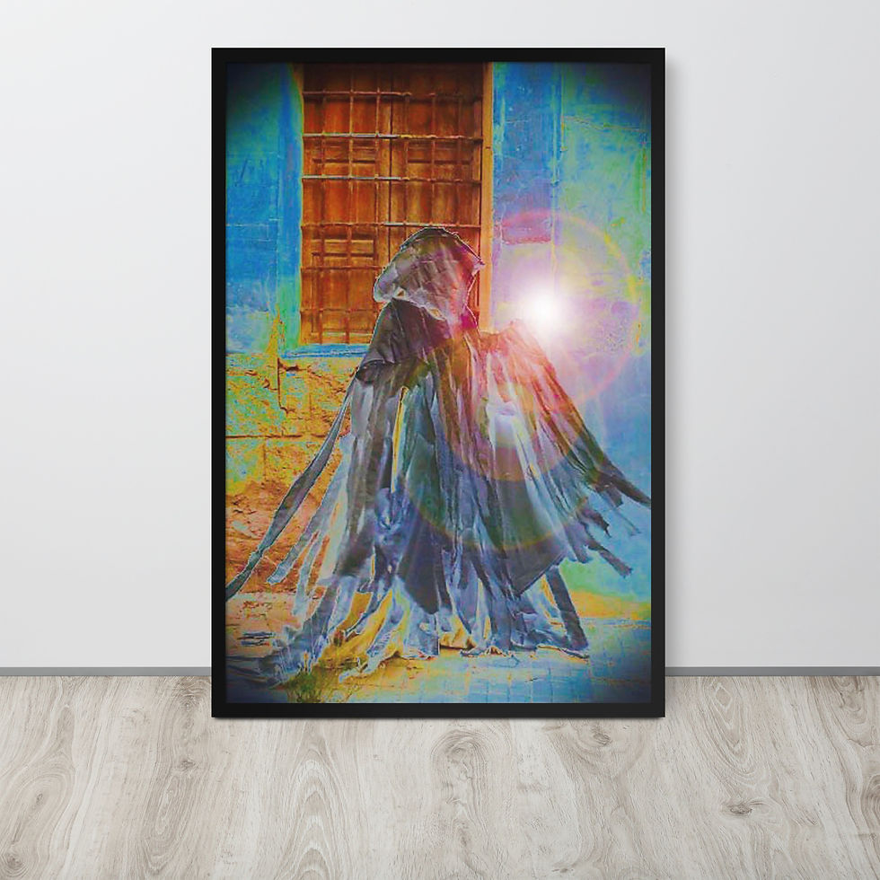 Thumbnail: The Rainbow Light Bearer Framed poster