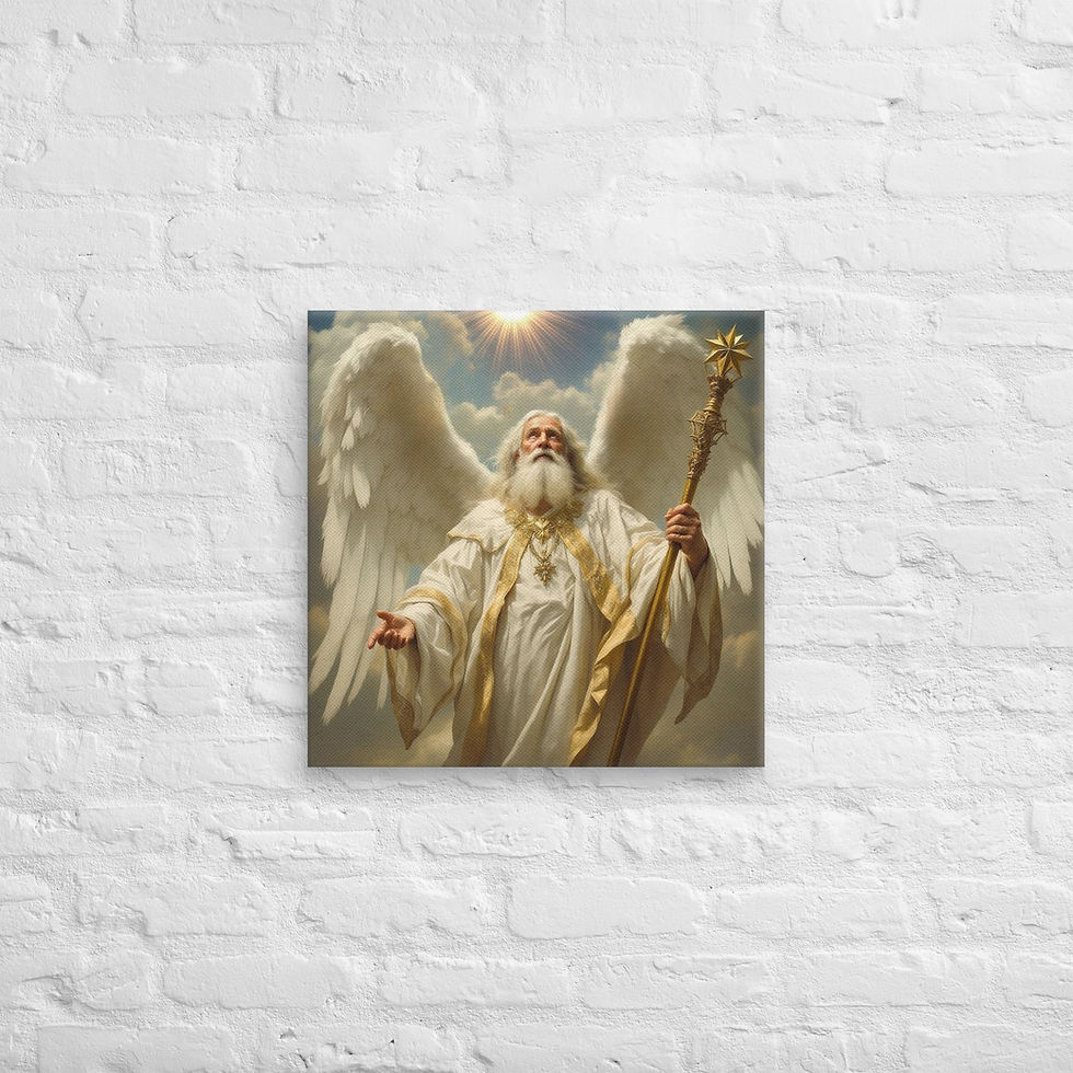 Thumbnail: God with Staff Canvas