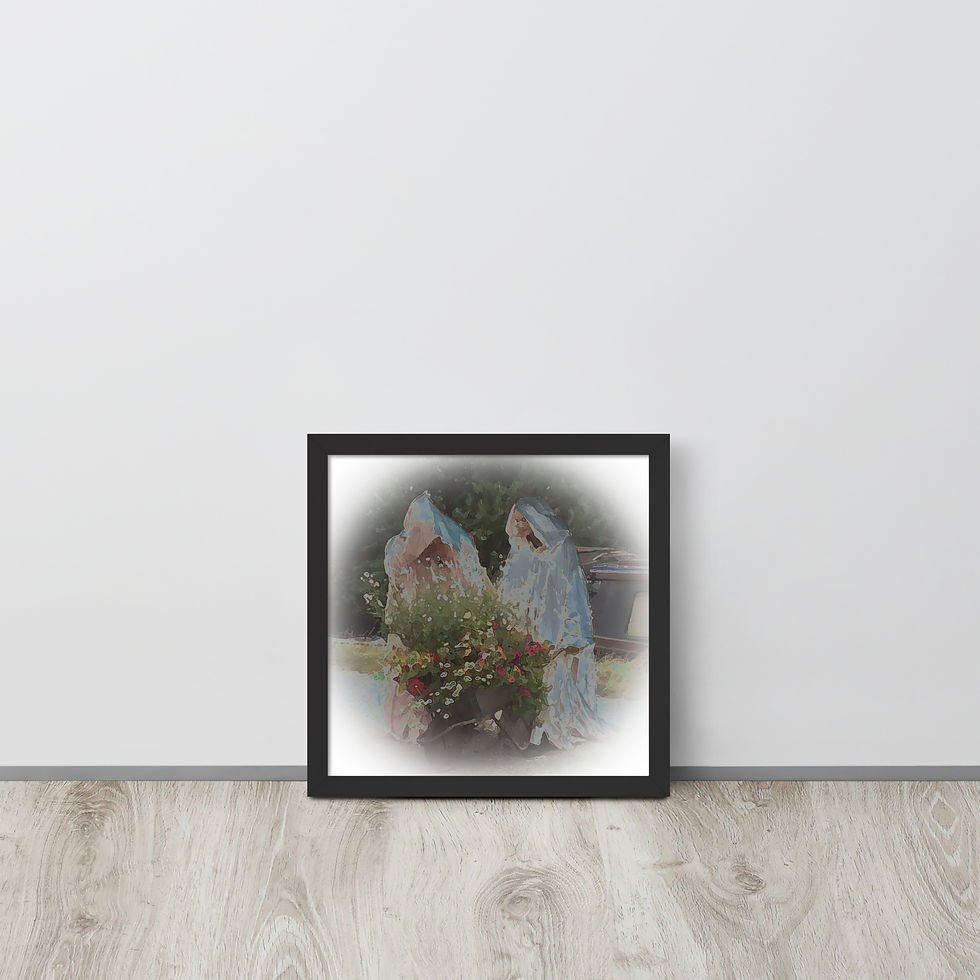 Thumbnail: Ghosts in Bloom Framed poster