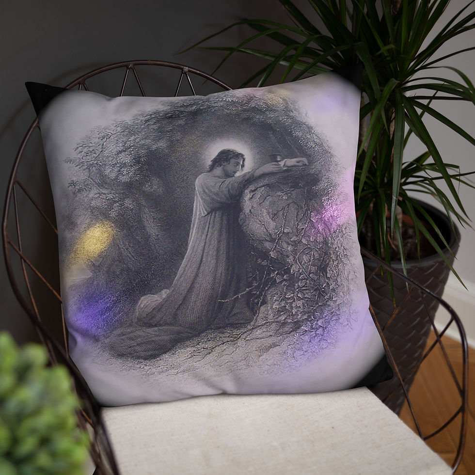 Miniatură: Kneeling Christ Basic Pillow