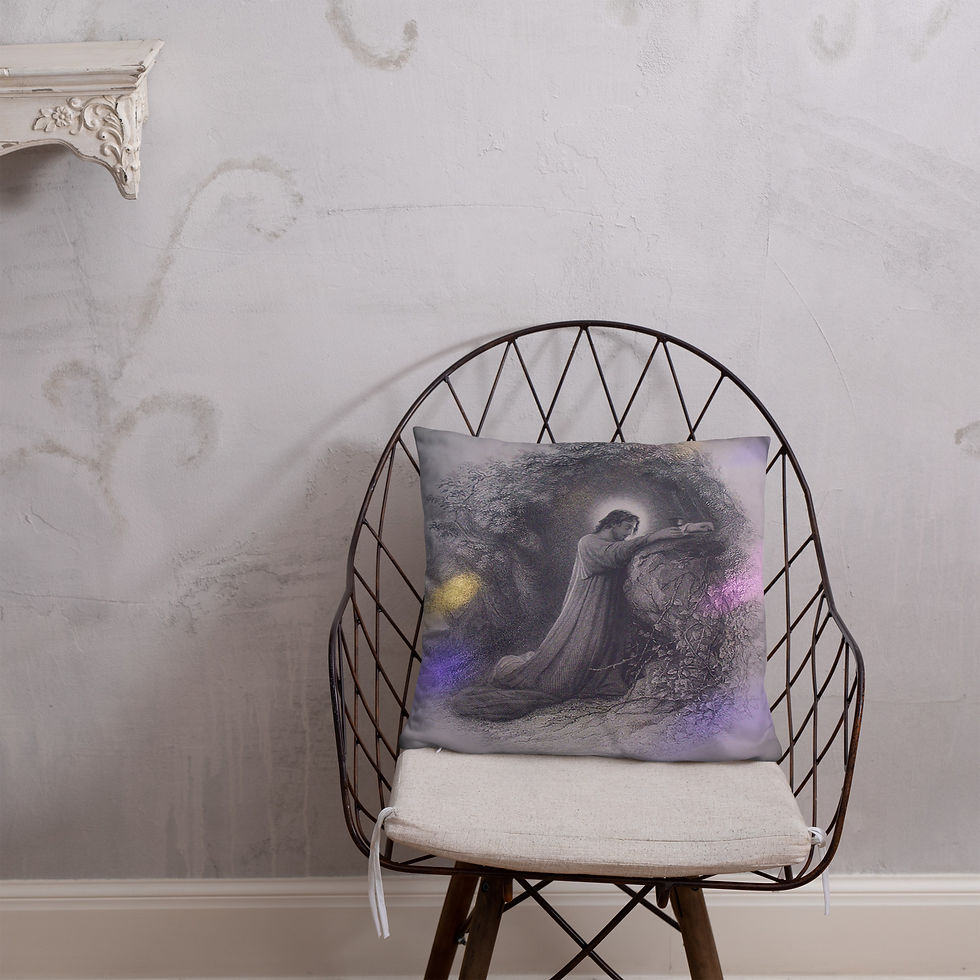 Miniatură: Kneeling Christ Basic Pillow