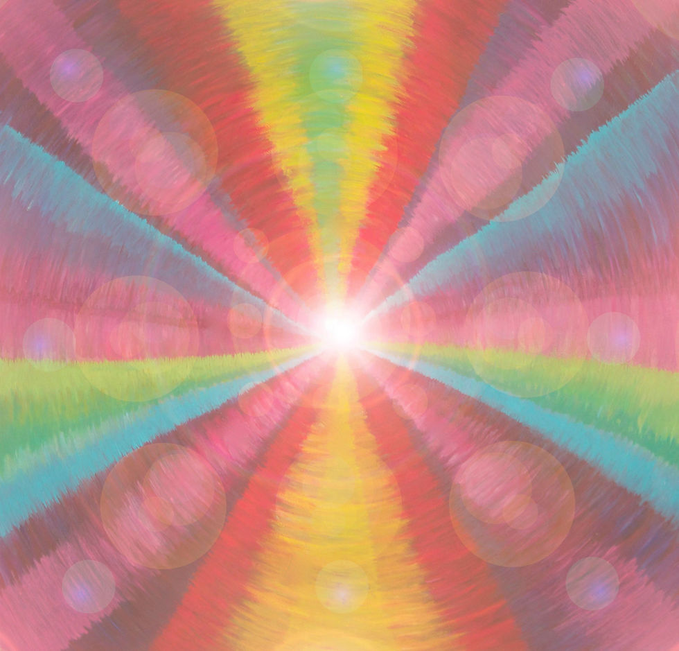 Multi colour light vortex