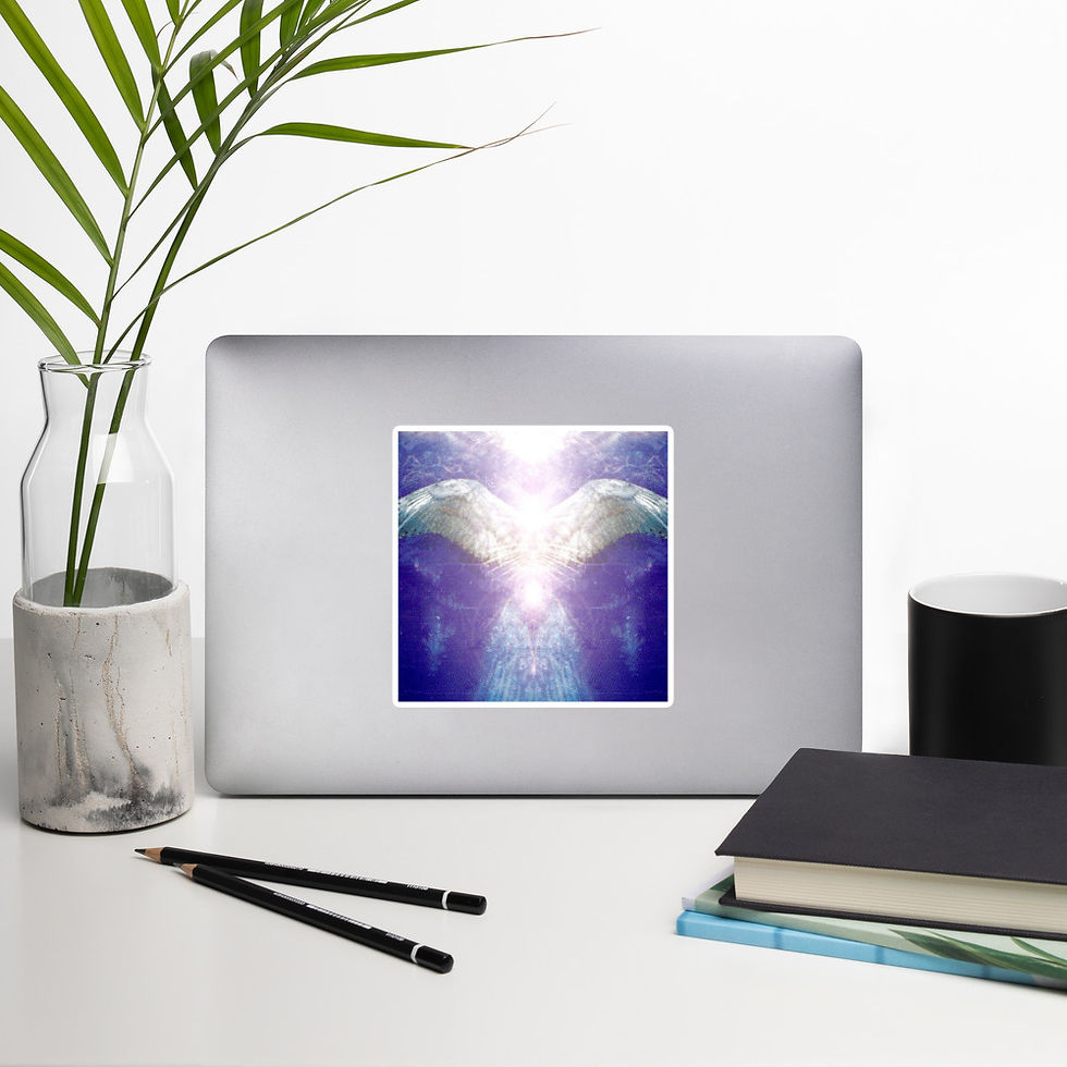 Thumbnail: Violet Angel Bubble-free stickers