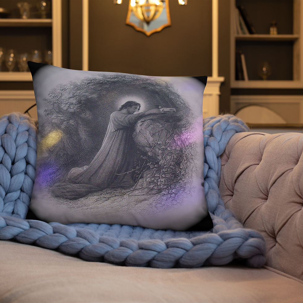 Miniatură: Kneeling Christ Basic Pillow