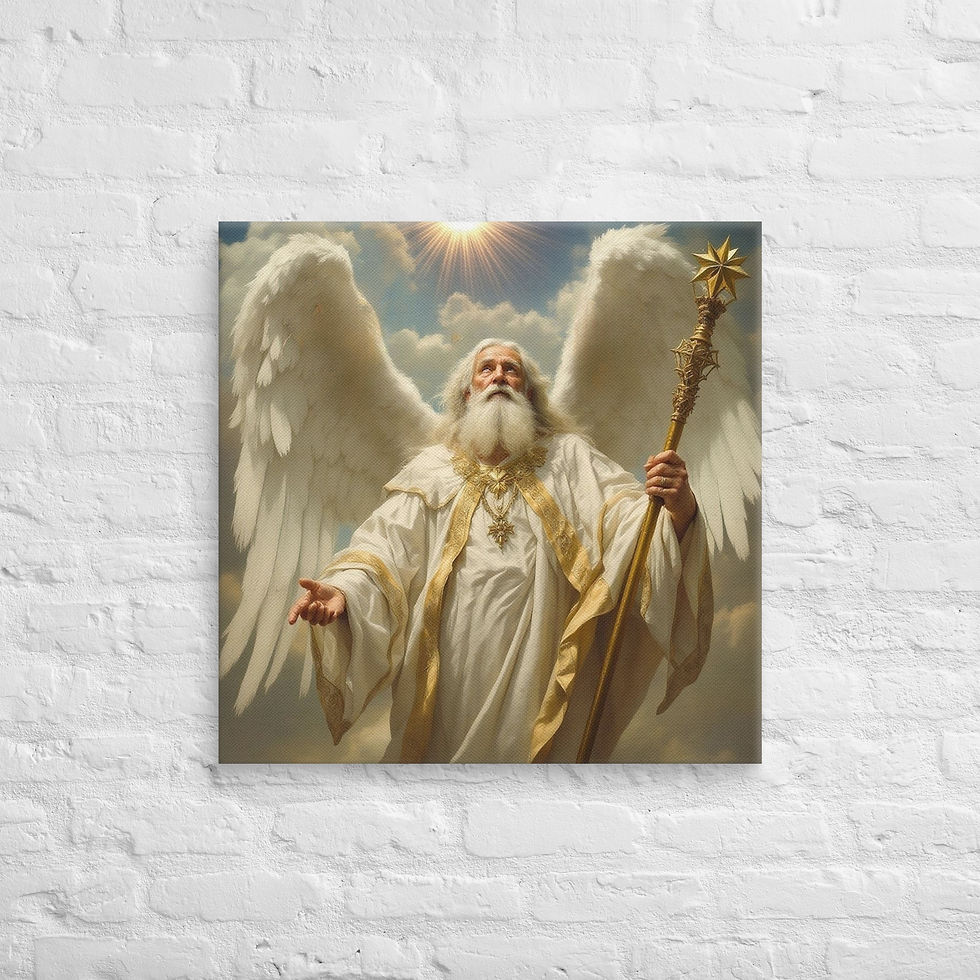 Thumbnail: God with Staff Canvas
