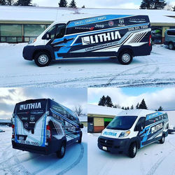 Advertising design and wrap for a great