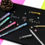 Thumbnail: Dong-A Metalic Gel Pen 7 Pc Set For Dark & Light Papers