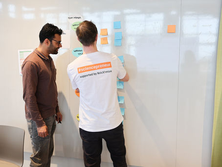 Team is discussing a strategy model
