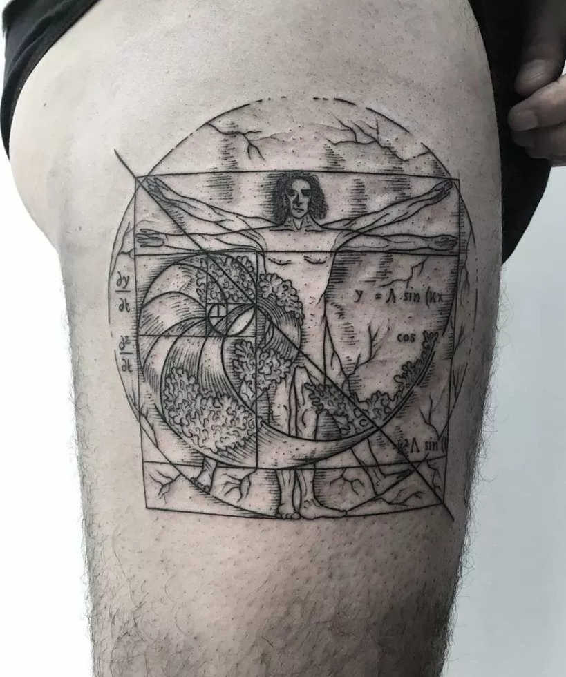 geometric tattoo