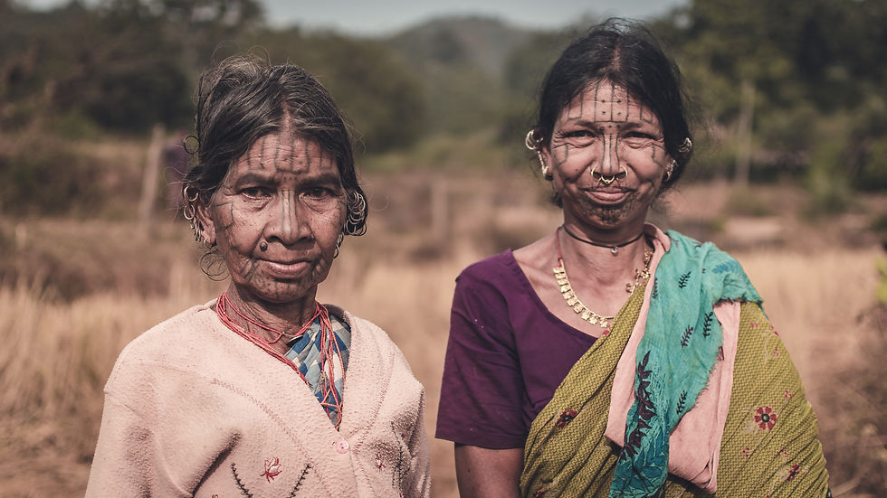 Tattoos on ancient women