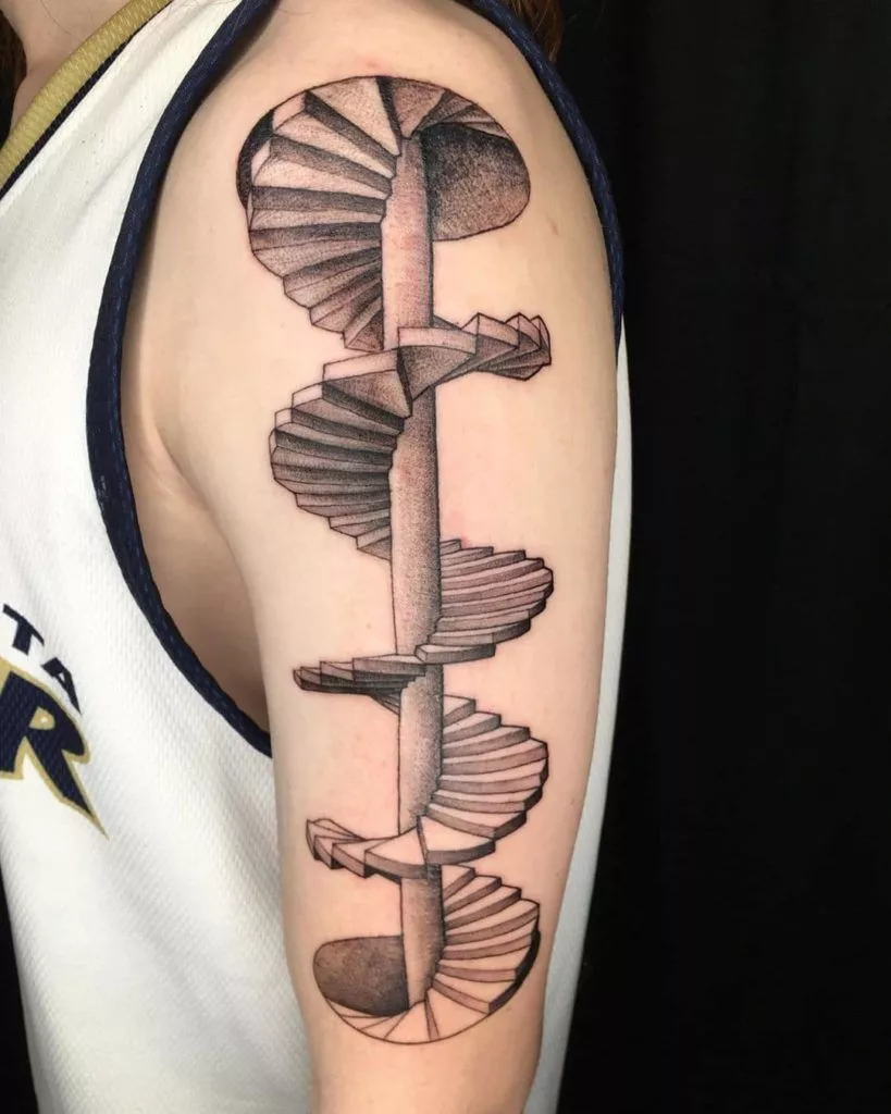 staricase tattoo