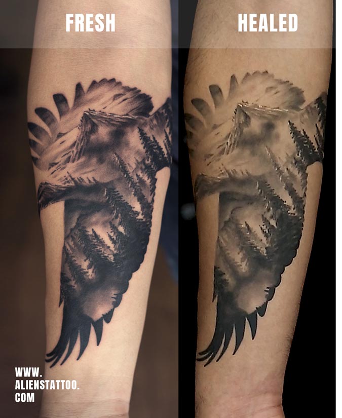 travel inspired tattoo