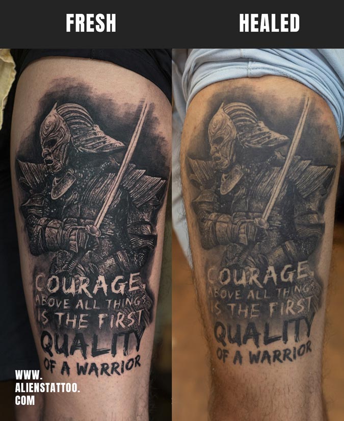 warrior tattoo