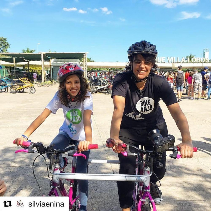 Conversamos com Silvia Ballan ( Cheguei de Bike e silviaenina.org) sobre a importância da bicicleta