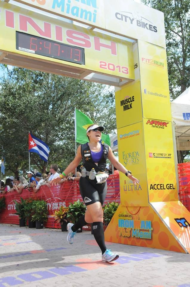 Dra. Chris Prado no 70.3 de Miami | Acervo pessoal