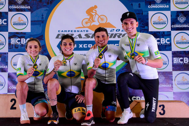 Ulan Galinski e Raiza Goulão são os novos campeões brasileiros de Mountain Bike XCO 2024
