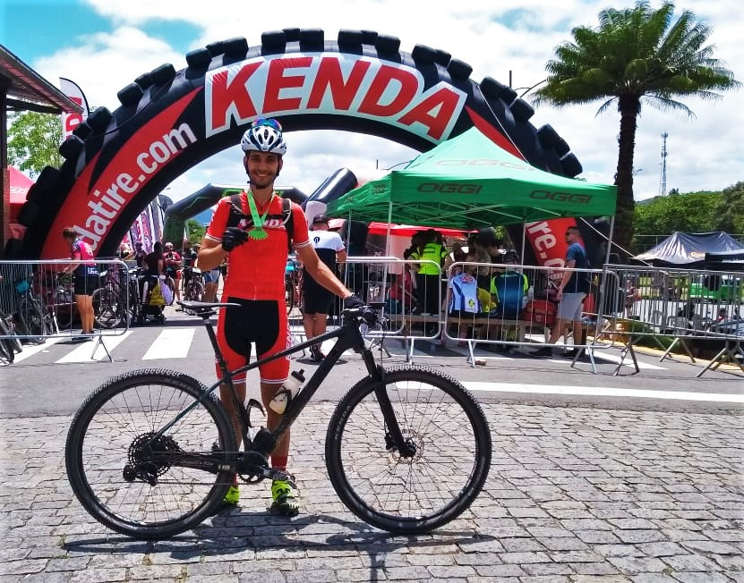 Rodrigo Hang - vencedor da campanha "Atleta Kenda por um dia" em 2019