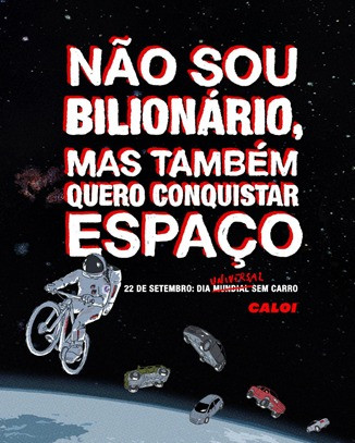 Dia Mundial Sem Carro: Caloi chama a atenção para a desigualdade de espaço