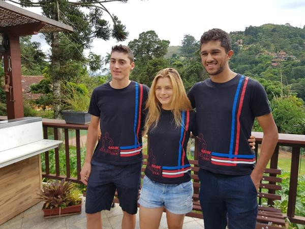 Edson, Marcela e Pedro, integrantes do projeto (Shimano / Divulgação)