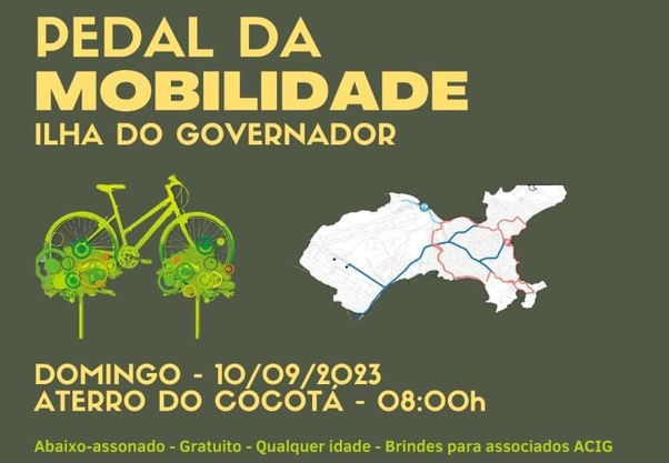 Pedal da Mobilidade vai agitar a Ilha do Governador, no próximo domingo